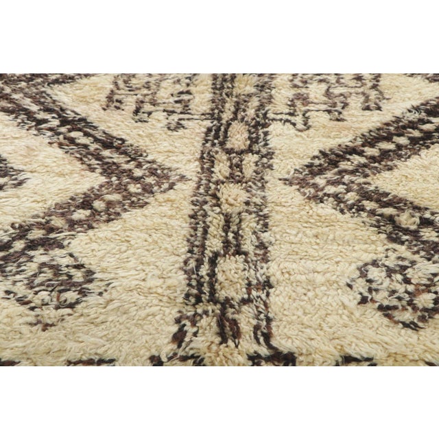 Late 20th Century Vintage Moroccan Beni Ourain Rug, 06'00 X 12'09 For Sale - Image 5 of 10