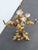 Hollywood Regency Floral and Gold Painted Finish Glass Top Coffee Table 6646 For Sale In Miami - Image 6 of 15