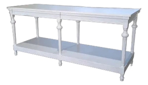 Kitchen Island or Two Tier Console or Draper's Table