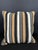 Turkish Hemp Pillow Cushion Natural Beige Black Cushion Cover 20x20 For Sale - Image 4 of 4