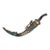 Antique Tibetan Ritual Dagger With Silver, Turquoise Blue Enamel and Dragon For Sale