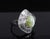 Late 20th Century Rare 8.95ct Natural Chrysoberyl Cat's Eye 2.60ct Diamond Platinum Ring Size 6.5 For Sale - Image 14 of 18
