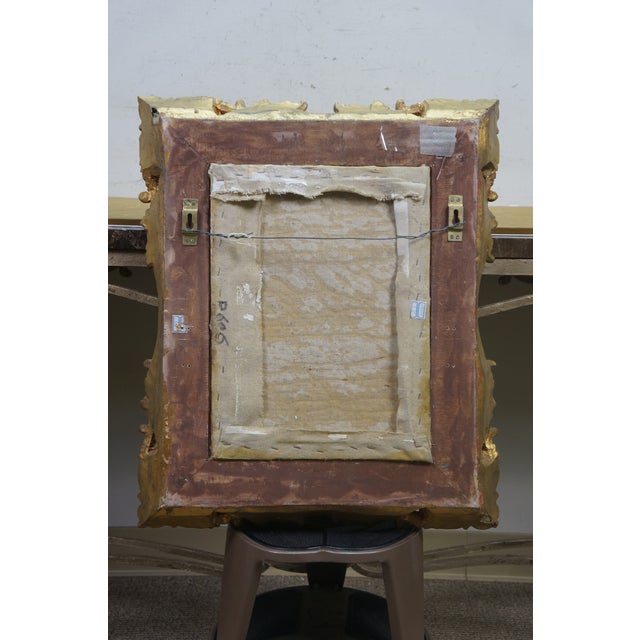 Textile 20th Century "The Keepsake" Regency Style Oil Painting After Charles Haigh Wood For Sale - Image 7 of 11