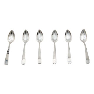Silver Tea Spoons, Set of 6 For Sale