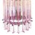 Italian Scenographic Pink Triedro Murano Glass Wall Sconces by Simoeng, Set of 2 For Sale - Image 6 of 8