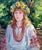 Oil Painting Girl in the Garden Alexander Nikolaevich Cherednichenko For Sale - Image 6 of 6