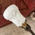 1930s Aladdin Gooseneck Desk Lamp With Embossed Milk Glass Shade For Sale - Image 11 of 17
