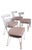 Voguish set of four lucite dining chairs by Safavieh Couture, in very good, original, clean and ready to use condition....