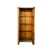 Oriental Distressed Light Olive Green Tall Narrow Noodle Cabinet Armoire For Sale - Image 4 of 5