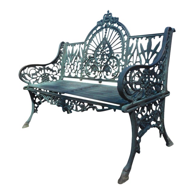 Cast Iron Bench With Arched Back Chairish