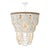 Wood Lorelei Wood Bead Chandelier, White For Sale - Image 7 of 7
