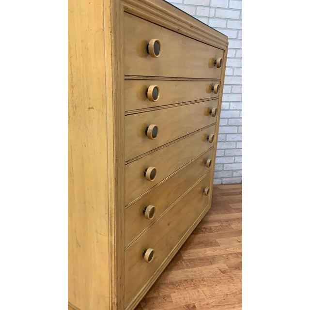 Mid 20th Century Mid Century Modern Cork and Wood Dresser by Paul Frankl For Sale - Image 5 of 8