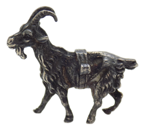 Vintage Italian Handmade Silver Goat, 1960s