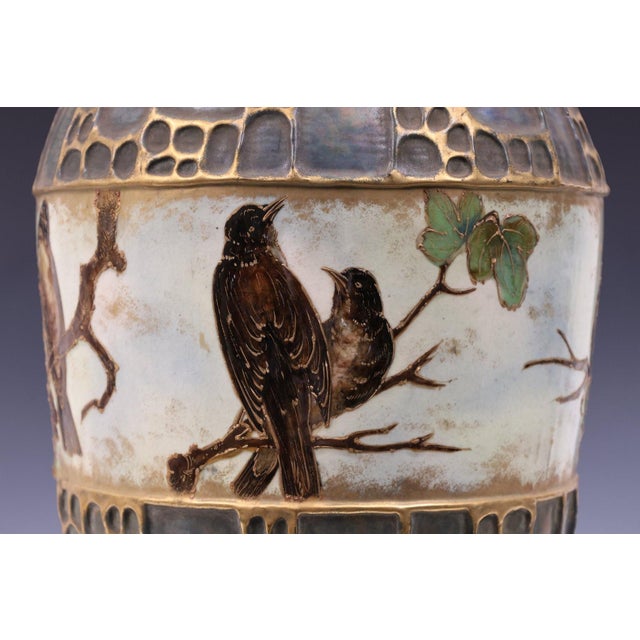 Large Antique Ceramic Amphora Vase For Sale In New York - Image 6 of 10