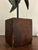 Mid 20th Century Vintage Metal Brutalist Mid-Century Sculpture on Wood Base in the Style of Seff Weidl For Sale In New York - Image 6 of 6