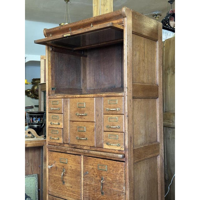 Commercial Filing Cabinet from Globe Wernicke, 1890s For Sale - Image 9 of 12