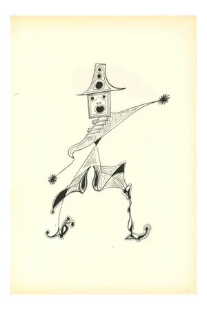 Bruno Capacci, Composition of Diodora, Original Lithograph, 1950s