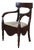 Antique Early 19th C. English Regency Mahogany Commode Arm Chair For Sale