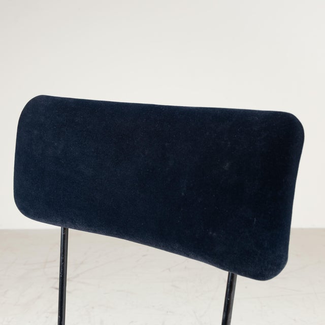 Black Elettra Chairs by BBPR for Arflex, 1954, Set of 4, in Good conditions. Designed 1950 to 1959 I have official proof...