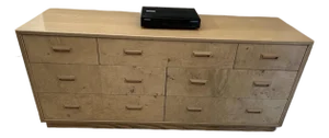 1970s Henredon Scene Two Burl Wood 7-Drawer Mid Century Modern Dresser
