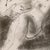 Charcoal 'Couple Embracing' by Hans Erni, Liebespaar Kuscheln, Modernist Grisaille Aquatint Etching For Sale - Image 8 of 10
