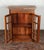 Solid Reclaimed Teak Wood Cabinet With Glass-Fronted Doors & Decorative Moldings For Sale - Image 4 of 8