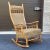 Mid 20th Century Mid-Century Modern Maple High Back Rocking Chair For Sale - Image 5 of 13