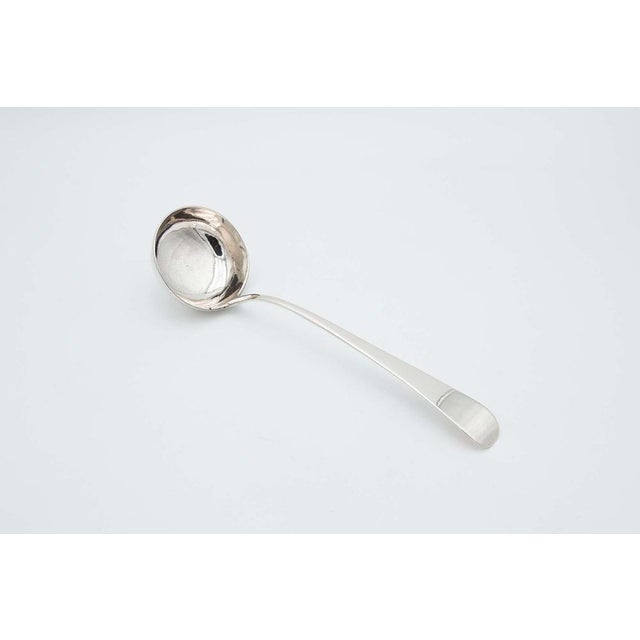 Vintage Silver Soup Ladle For Sale - Image 3 of 3