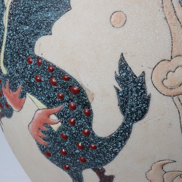 Black Late 19th Century Famille Verte Phoenix Ginger Jar For Sale - Image 8 of 9