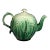 American Etruscan Majolica Teapot in the Form of a Cauliflower For Sale