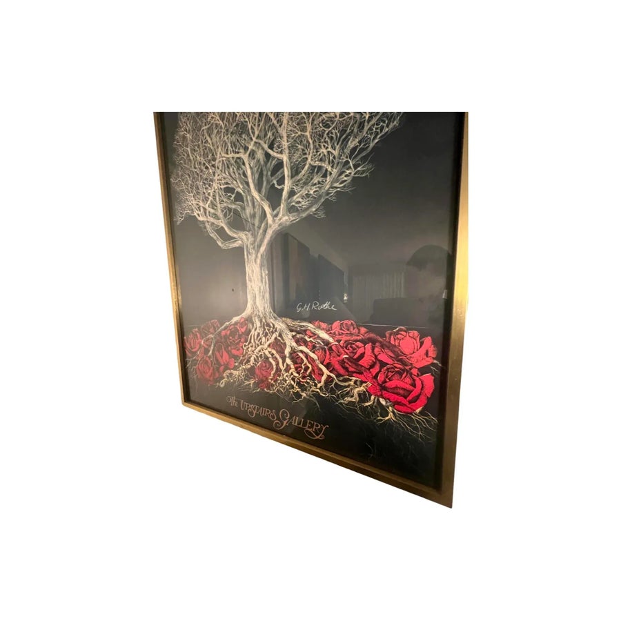 Vintage Mid Century Modern Framed Poster G H Rothe, 