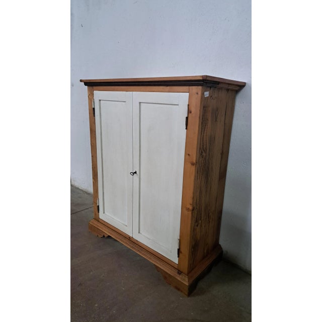 Painted Fir Cupboard, 1980s For Sale - Image 6 of 8