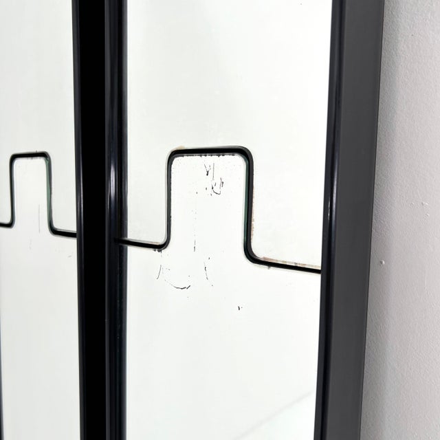Mirrors with Coat Racks and Light by Luciano Bertoncini for Elco, 1970s, Set of 6 For Sale - Image 6 of 11
