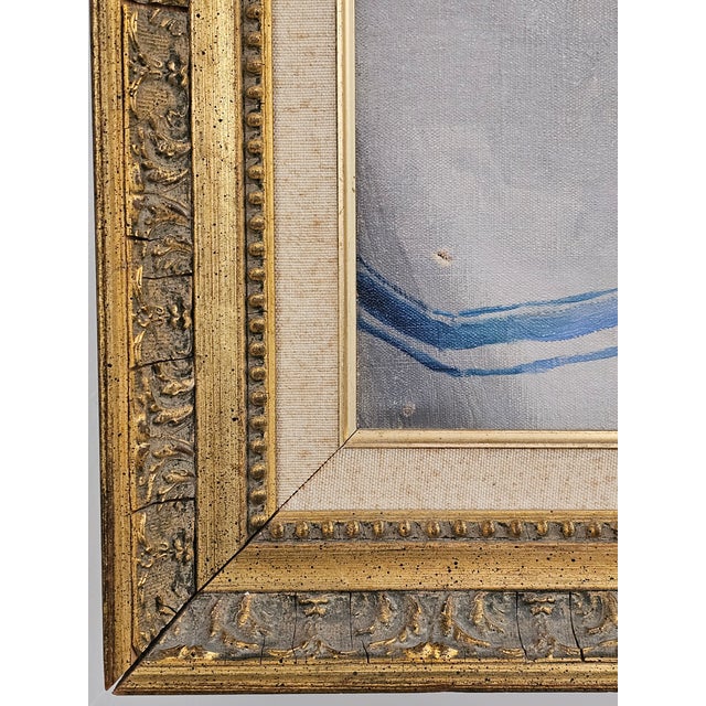 Antique Oil on Canvas Roses Still Life- Signed Pentelei-Molnar For Sale In Houston - Image 6 of 12
