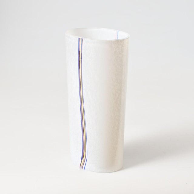 Postmodern Rainbow Series Glass Vase by Bertil Vallien for Kosta Boda, 1980s For Sale - Image 3 of 10
