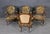 French Set 4 Antique Fantastic Louis XV Style Needle Point Side Chairs For Sale - Image 3 of 16