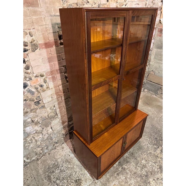 Mid-Century Teak & Glazed Bookcase from Turnidge, 1960s For Sale - Image 17 of 18
