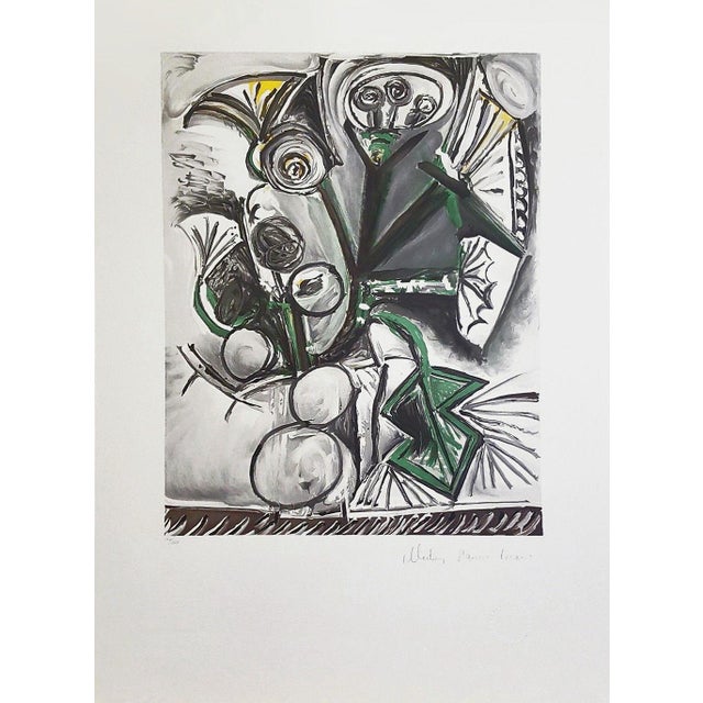 1980s Pablo Picasso, Le Bouquet (Marina Picasso Estate Hand Signed Lithograph) Reproduction For Sale