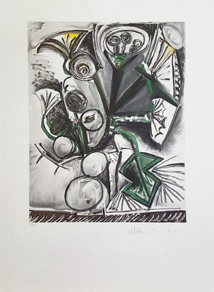 1980s Pablo Picasso, Le Bouquet (Marina Picasso Estate Hand Signed Lithograph) Reproduction