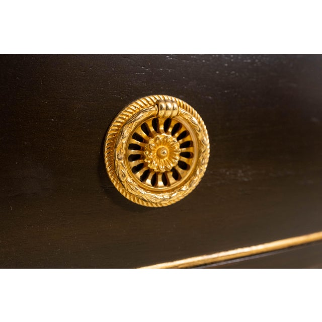 Brown Encore Ihf Regency Style 2 Drawer Commode Chest For Sale - Image 8 of 18