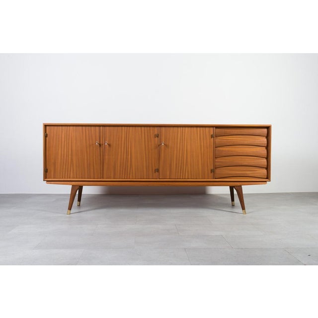 Scandinavian Mid-Century Modern Sideboard in Teak by Sven Andersen, 1950s For Sale - Image 14 of 17