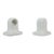 Pair of European White Ceramic Bathroom Towel Bar Brackets For Sale