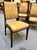G-Plan Furniture Set of Six Mid Century Modern Teak & Faux Leather Dining Chairs by G-Plan, Uk c.1960 For Sale - Image 4 of 10