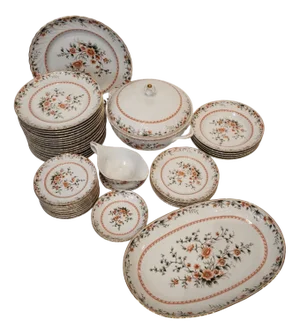 Porcelain Tableware from Quinta Nova, Portugal, 1960s, Set of 43