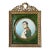 Antique French Napoleon Bonaparte Miniature Portrait in Empire Gilt Frame For Sale