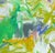 Contemporary Green Current — 36x36 For Sale - Image 3 of 5