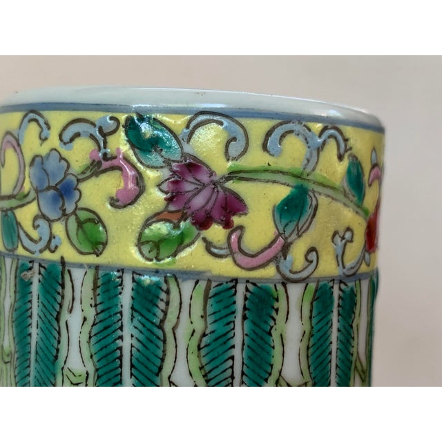Ceramic 1900s Tianqiuping or Globular Cloisonné Vase For Sale - Image 7 of 13