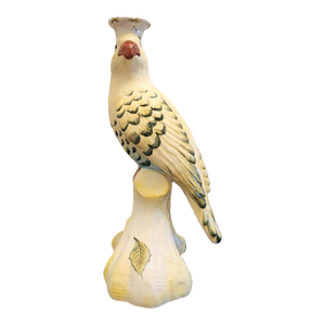Late 20th Century Tiffany & Co. Italian Parrot Candle Holder