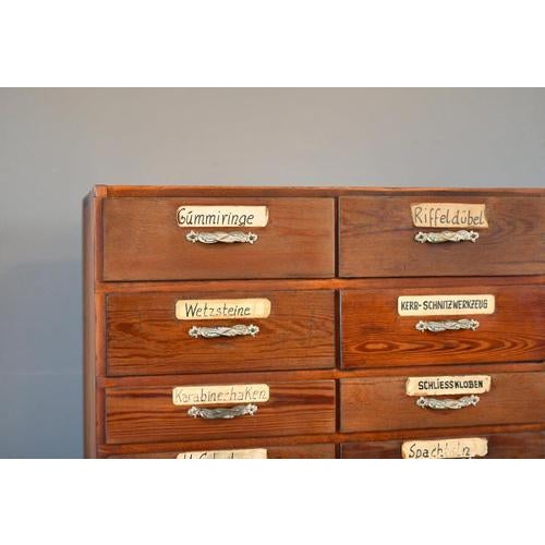 Art Nouveau Ironmongers Drawers, 1910 For Sale - Image 4 of 11