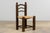 Antique French Provincial Oak Ladder Back Dining Chairs - Set of 4 For Sale - Image 10 of 18